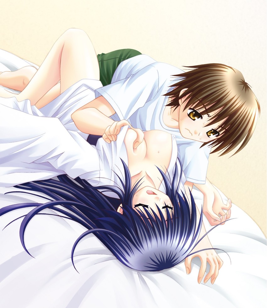 noihara himari and amakawa yuuto (omamori himari) drawn by matra_milan