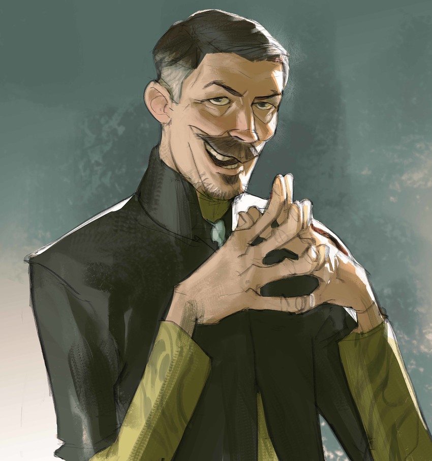 peytr baelish and little finger (a song of ice and fire and 1 more) drawn by ramon_nunez