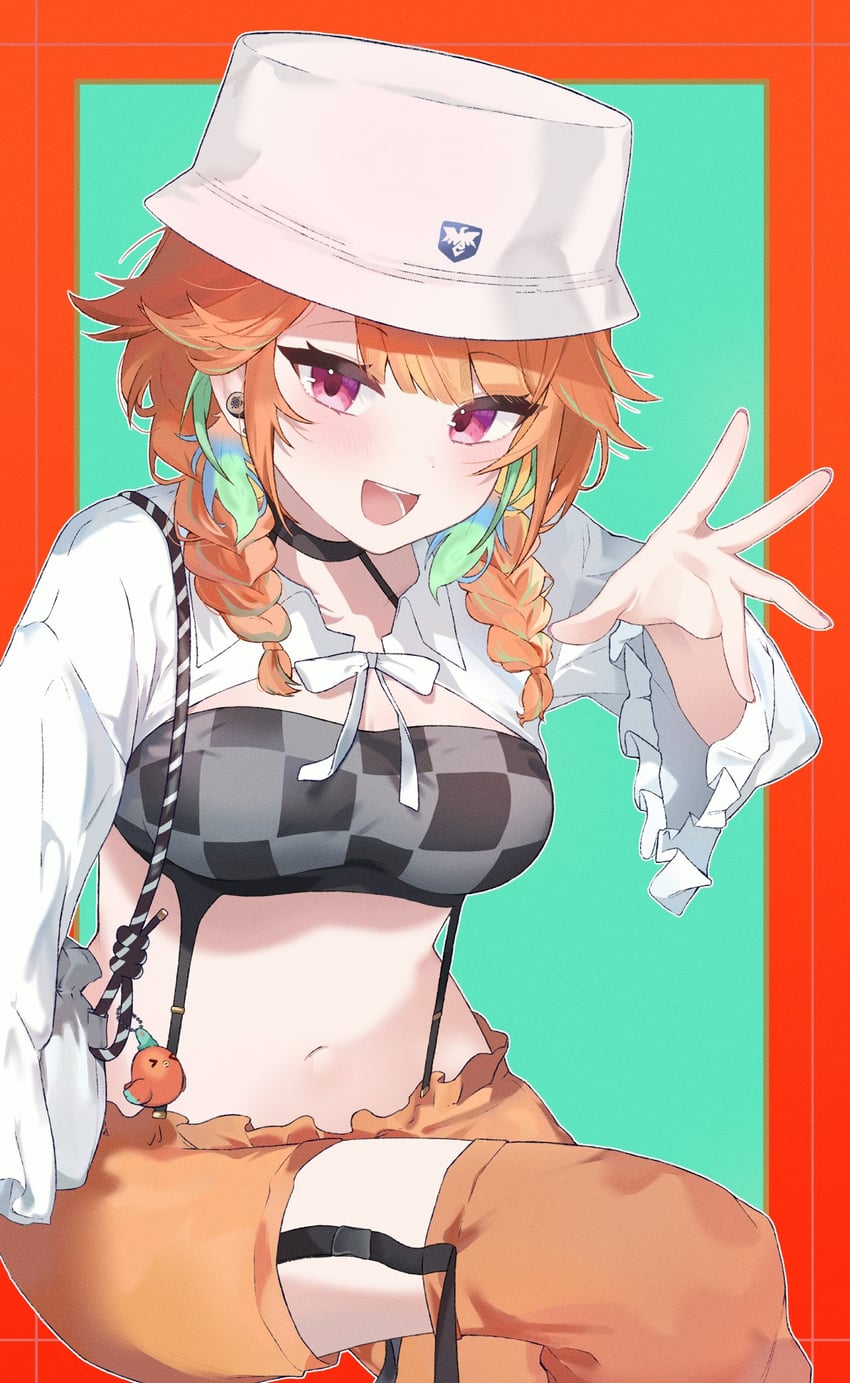 takanashi kiara and kotori (hololive and 1 more) drawn by yufu