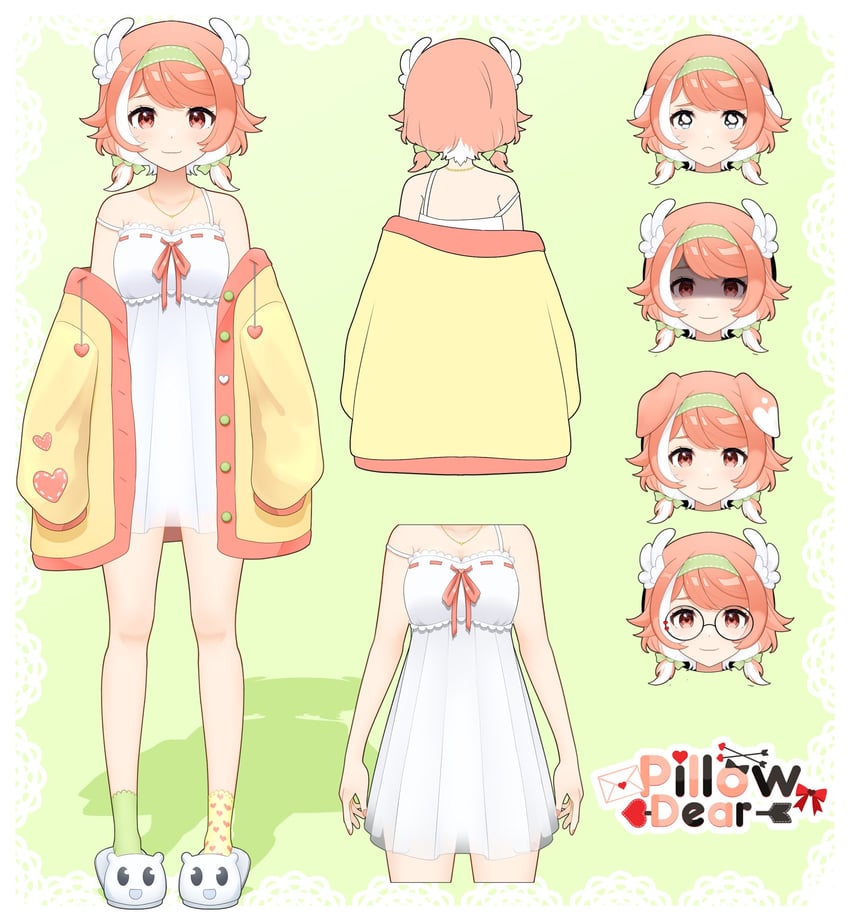 pillowdear (indie virtual youtuber) drawn by pillowdear_(artist)