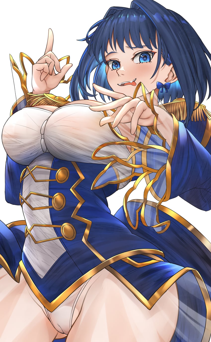nero claudius and ouro kronii (fate and 3 more) drawn by honkivampy