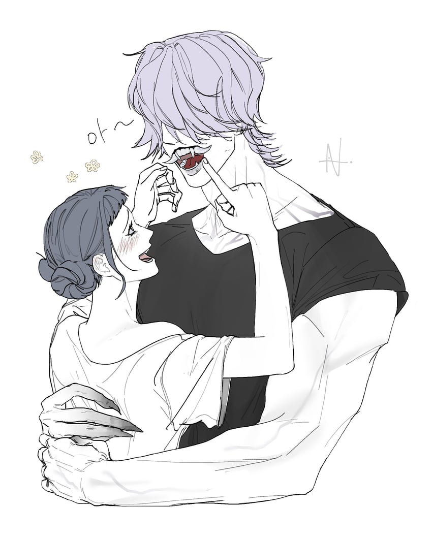 zoey and mystery (kpop demon hunters) drawn by opal_on_sheep
