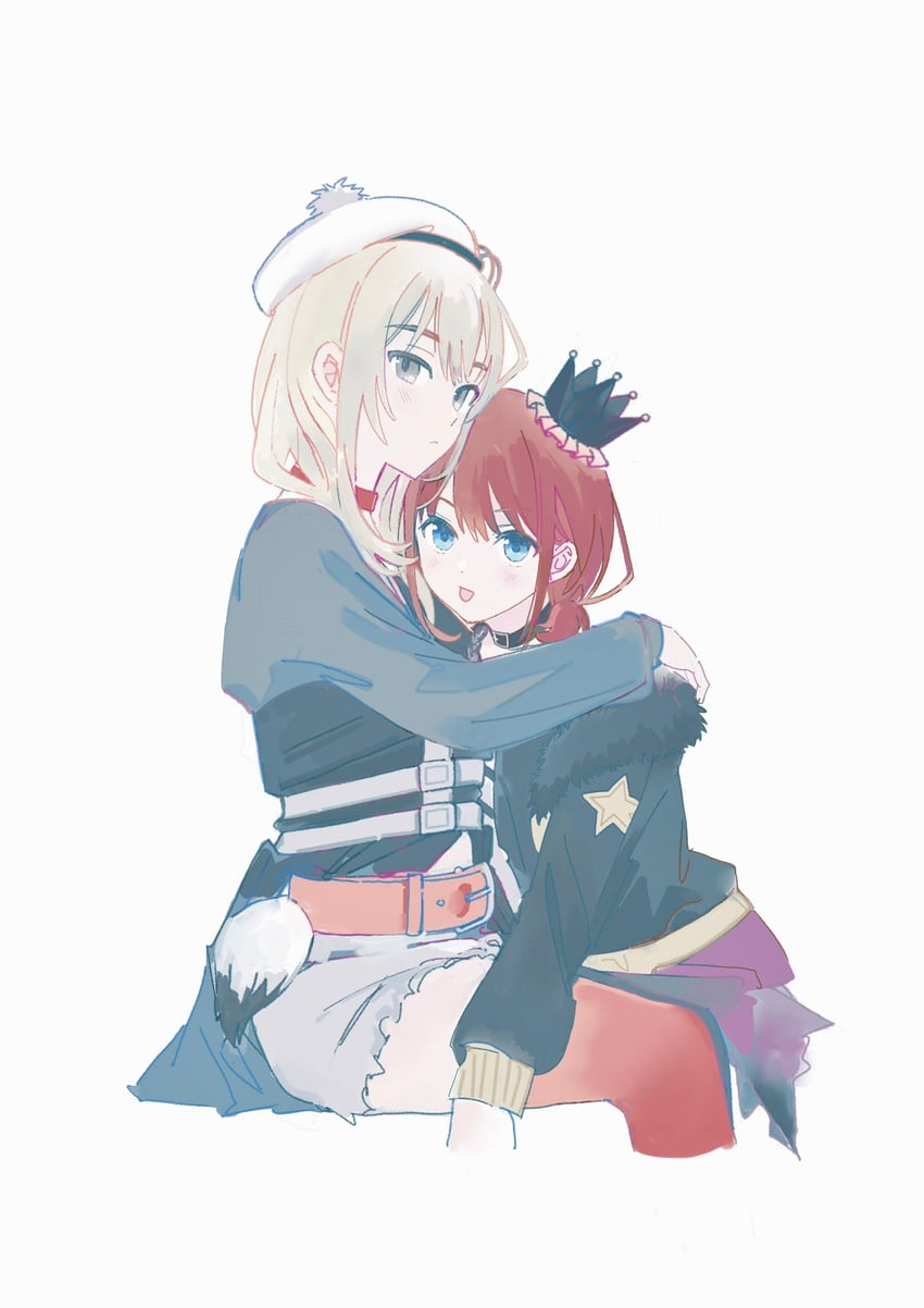 iseri nina and kawaragi momoka (girls band cry) drawn by popipopopo0000