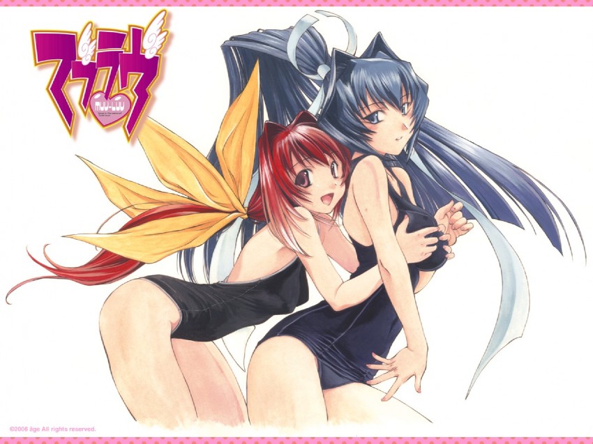mitsurugi meiya and kagami sumika (muv-luv) drawn by nishitsuki_tsutomu