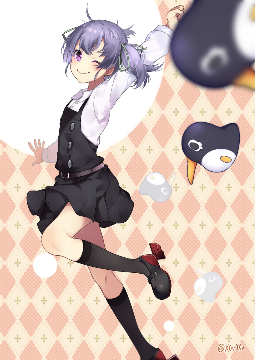 failure penguin, ooshio, and ooshio kai ni (kantai collection) drawn by miyakura_shiiha
