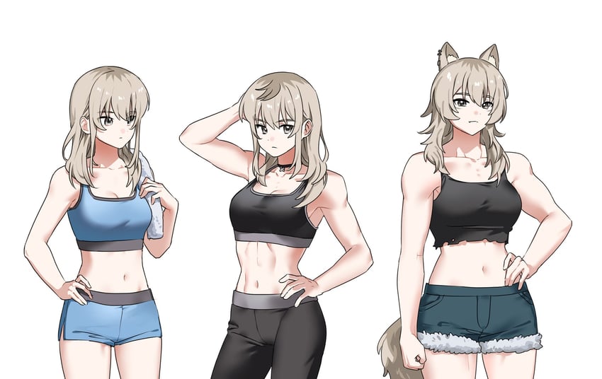 kawaragi momoka (girls band cry and 1 more) drawn by habsida_(habsida_hpy)