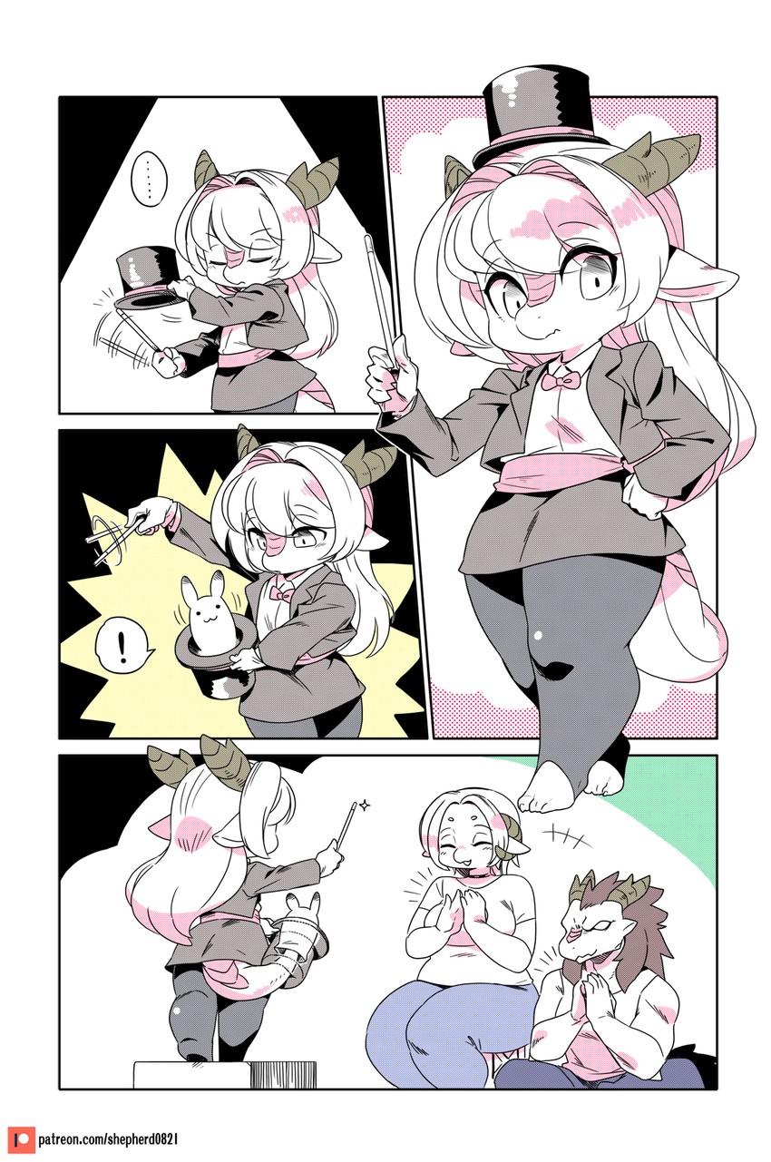 levia, beth, and dino (modern mogal) drawn by shepherd0821