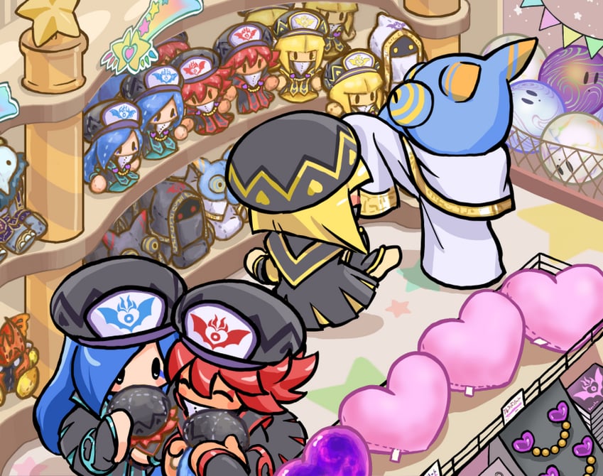 morpho knight, zan partizanne, void termina, francisca, flamberge, and 4 more (kirby and 1 more) drawn by hosikuzubosi_(avvf2277)