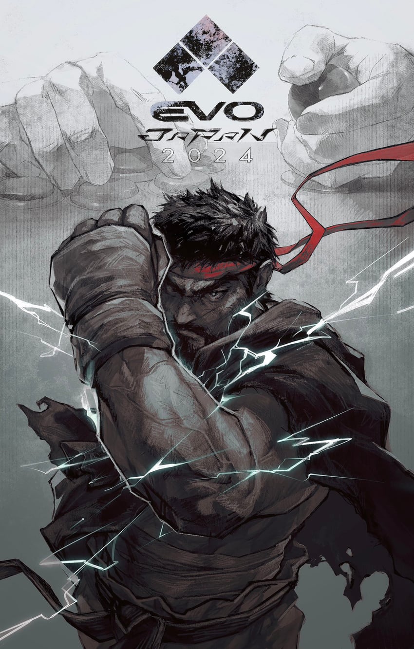 ryu (street fighter and 2 more) drawn by marumaru1902