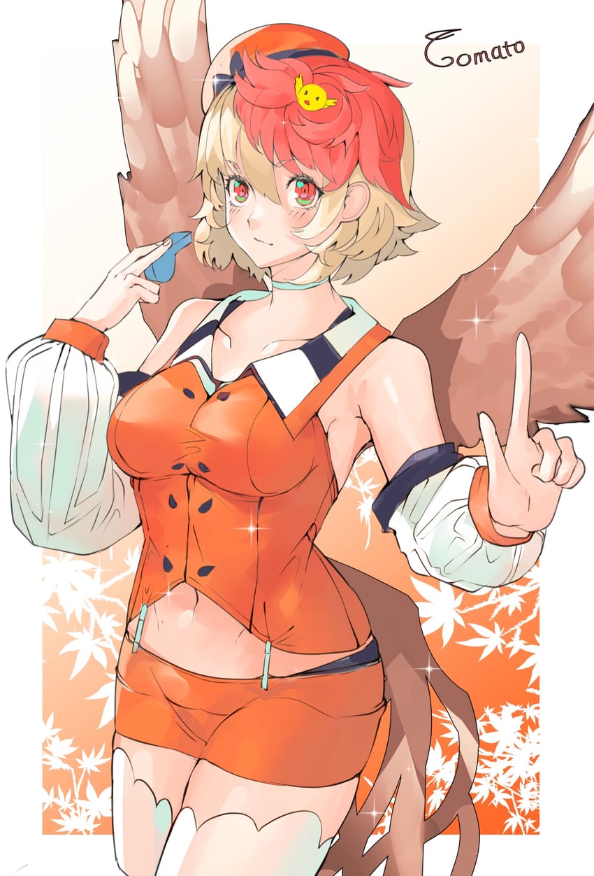 takanashi kiara and niwatari kutaka (touhou and 3 more) drawn by tomatolover16