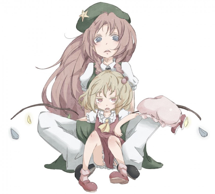 flandre scarlet and hong meiling (touhou) drawn by s_star