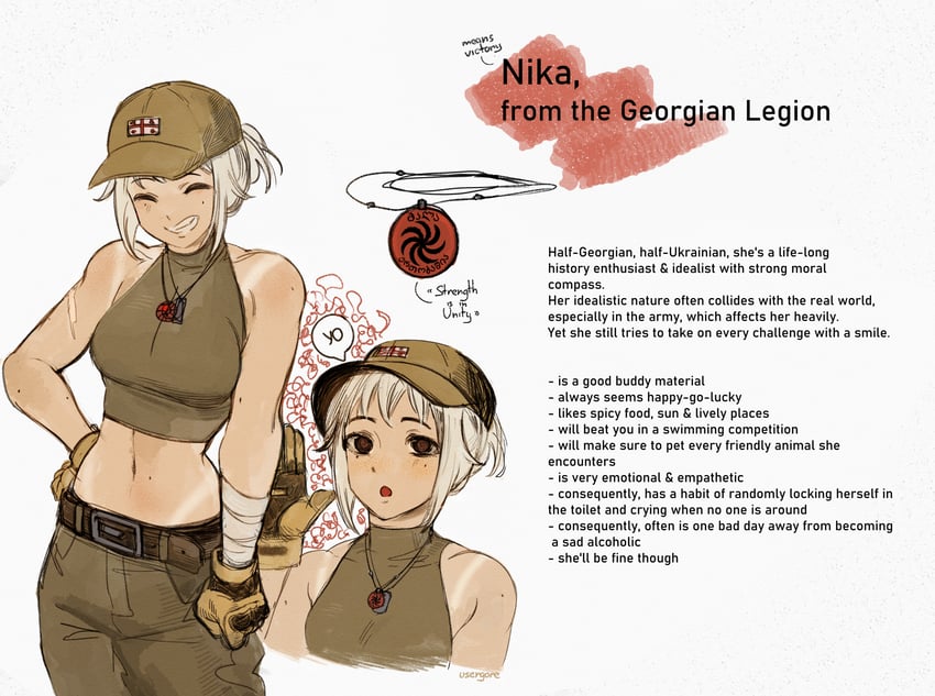 nika (original) drawn by usergore