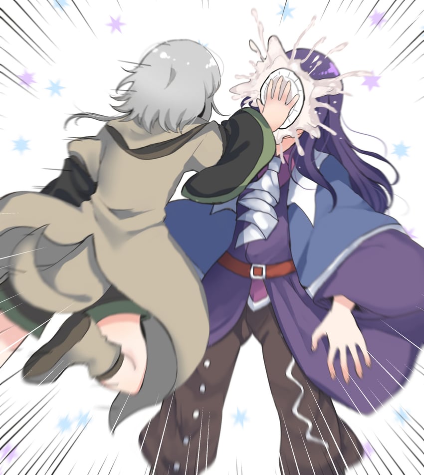 houlen yabusame and clause (len'en) drawn by ougi_hina