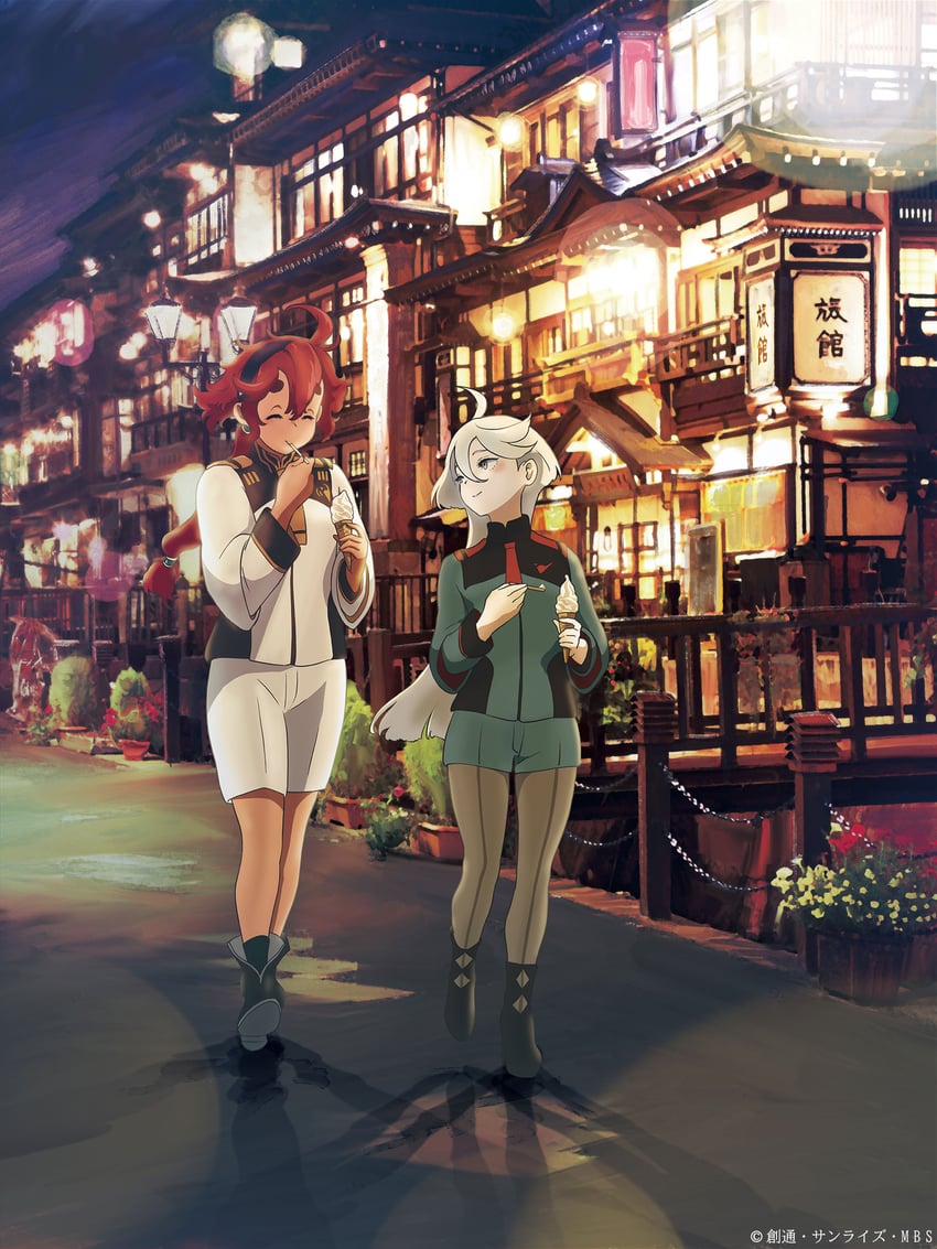 suletta mercury and miorine rembran (gundam and 1 more)