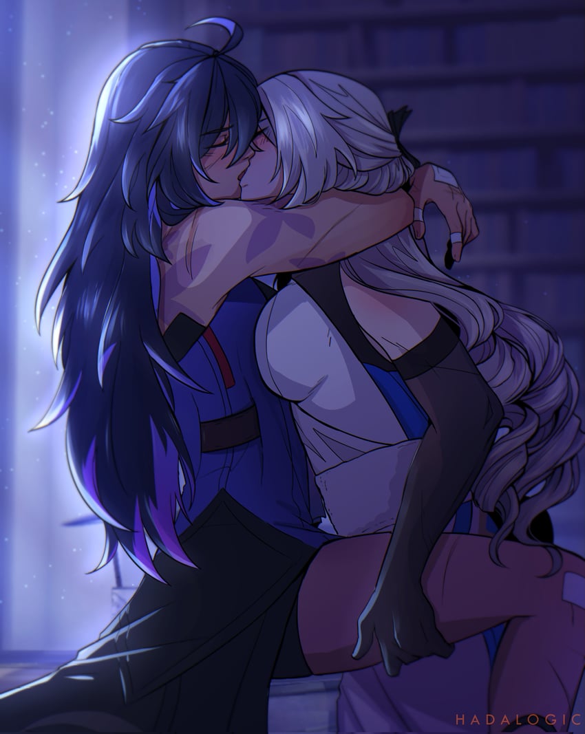 bronya rand and seele (honkai and 1 more) drawn by hadalogic