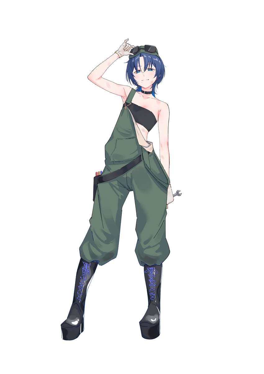 hiodoshi ao (hololive and 2 more) drawn by inuinuo_gataken