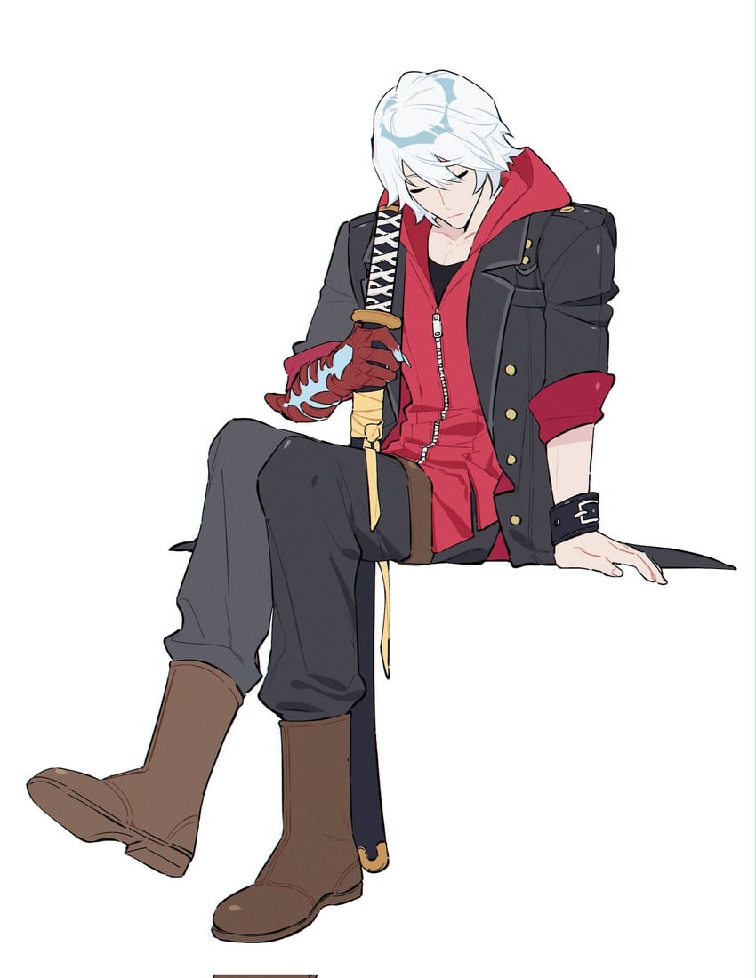 nero (devil may cry and 1 more) drawn by color_xiao