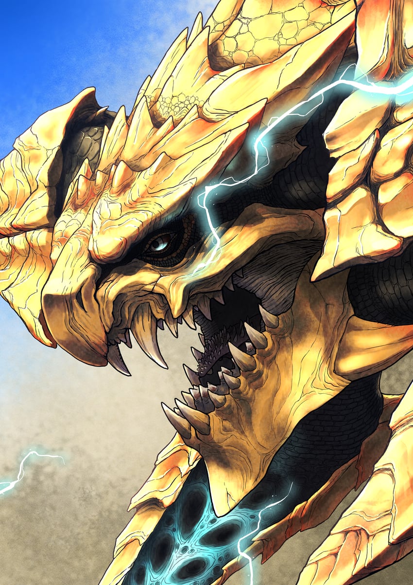 rey dau (monster hunter and 1 more) drawn by nemaki_(nemaki87456)