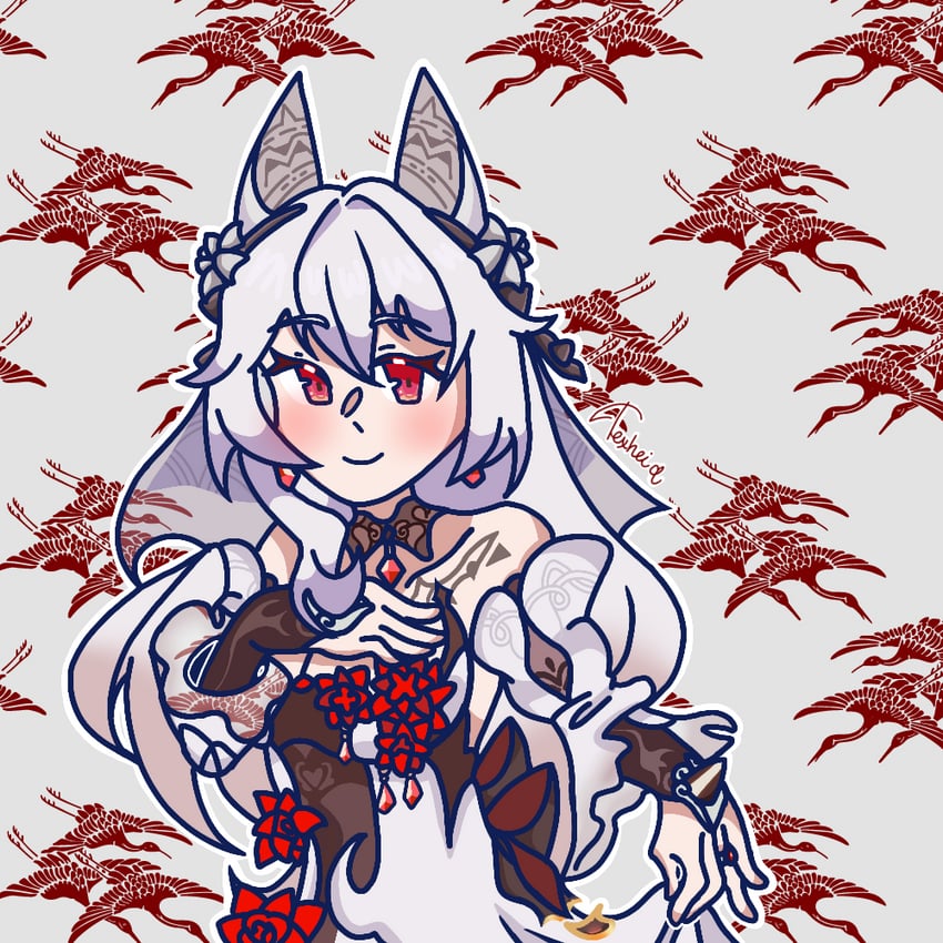 theresa apocalypse (honkai and 1 more) drawn by texhei.q