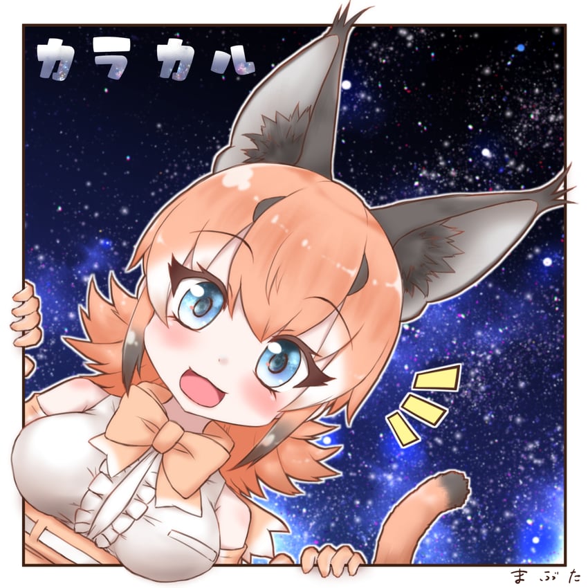caracal (kemono friends and 1 more) drawn by mabuta_(mbt)