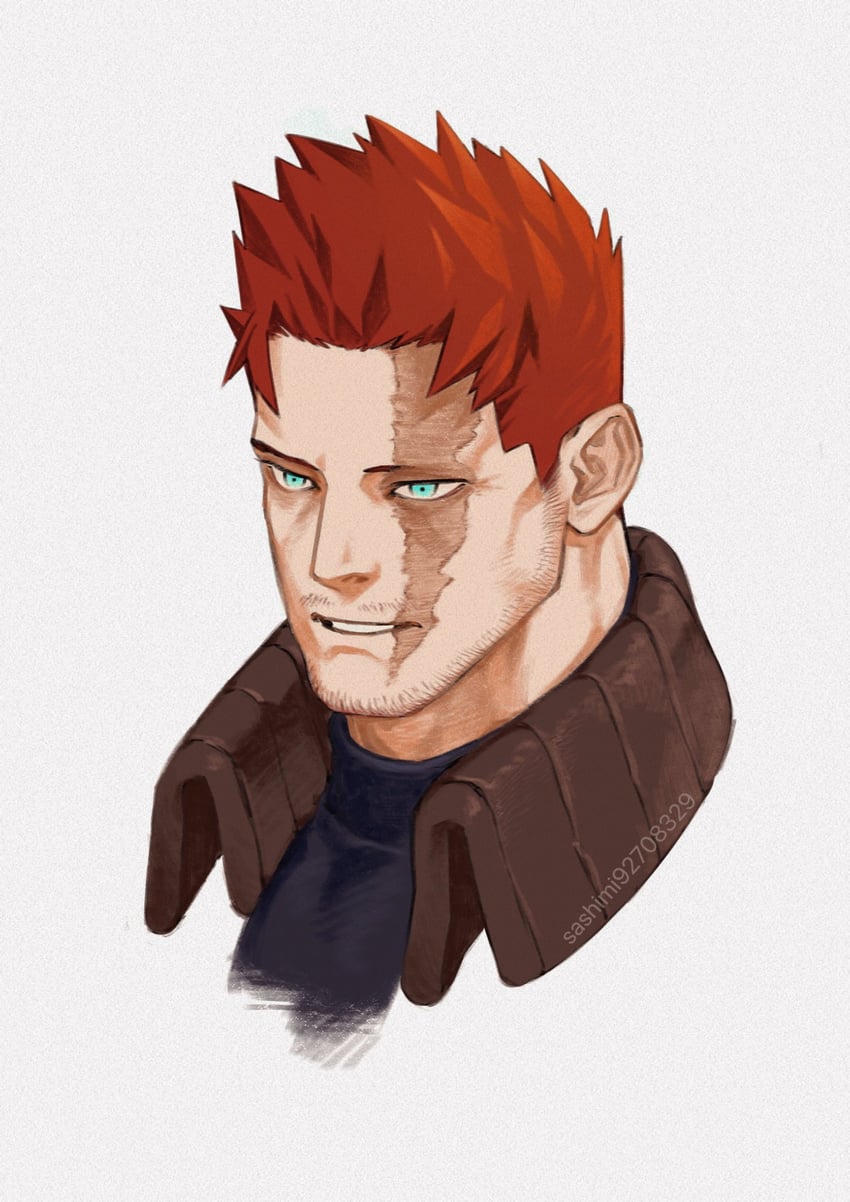 endeavor (boku no hero academia) drawn by sashimi_oran