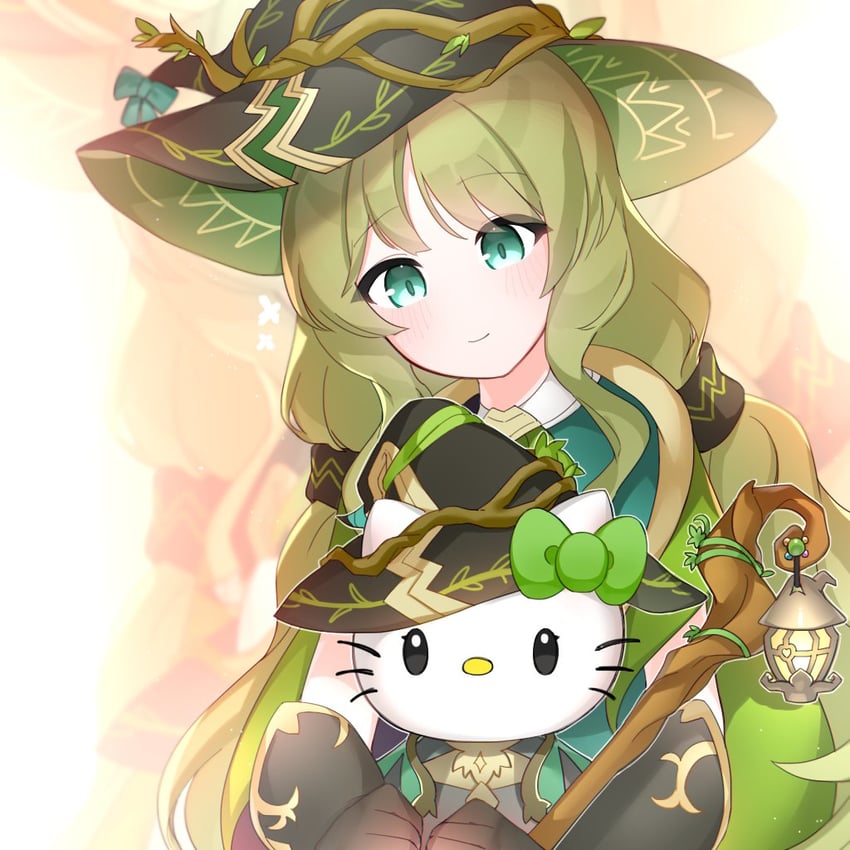 hello kitty and algiers (sanrio and 2 more) drawn by noche_(noche_dmn)