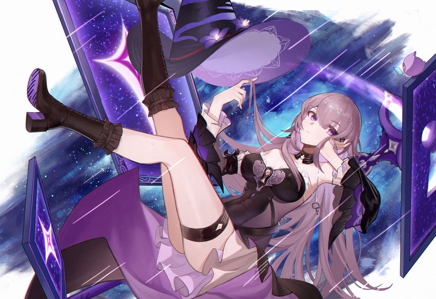 herta and the herta (honkai and 1 more) drawn by sandol