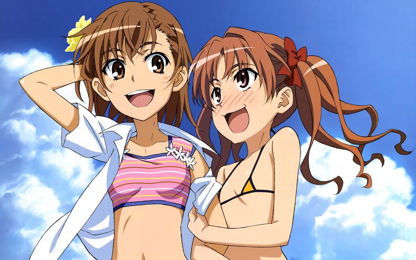 misaka mikoto and shirai kuroko (toaru majutsu no index and 1 more) drawn by yamada_kaori