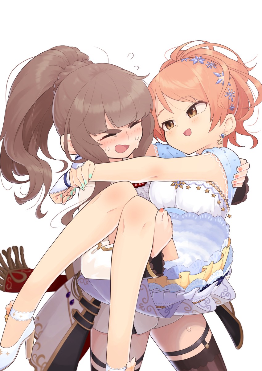 hojo karen and kamiya nao (idolmaster and 2 more) drawn by evolvingmonkey