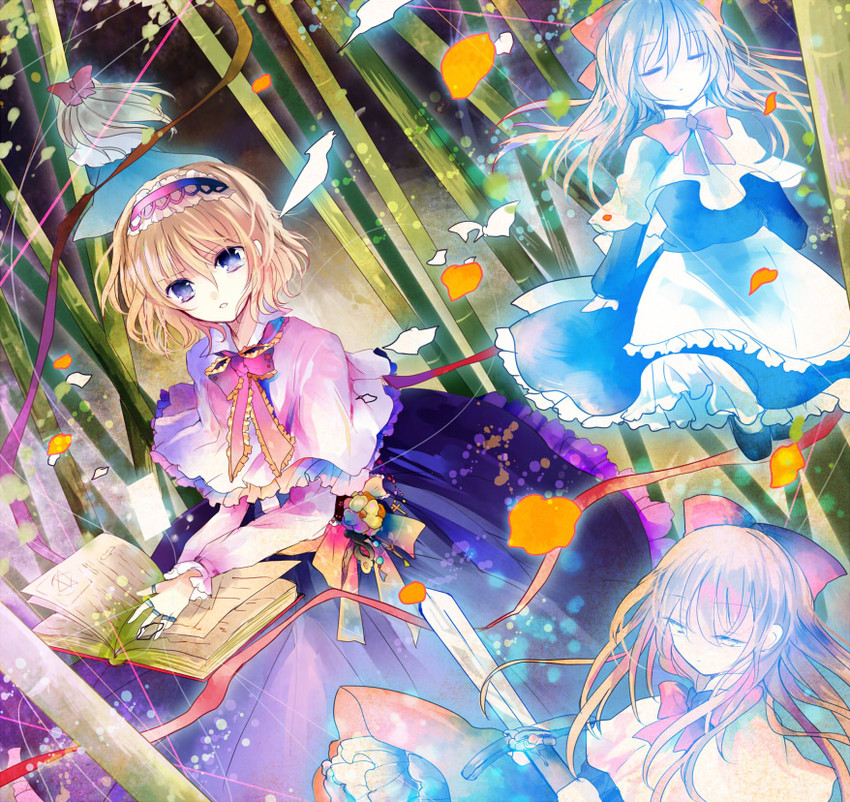 alice margatroid and shanghai doll (touhou) drawn by kazu_(muchuukai)