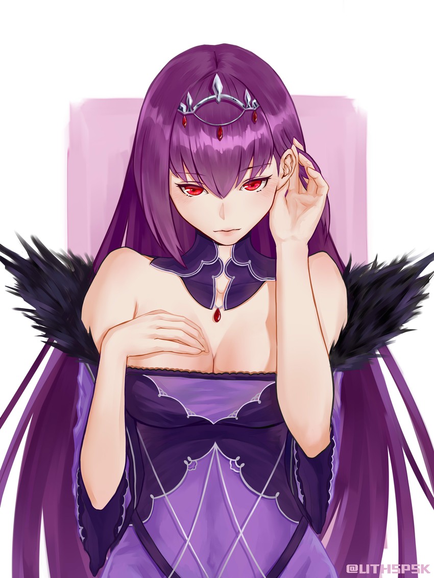 scathach and scathach skadi (fate and 1 more) drawn by uthspsk