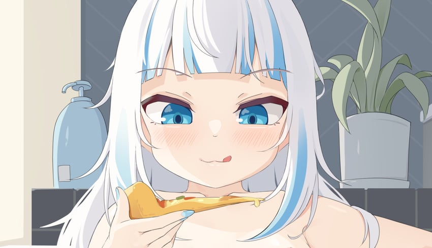gawr gura (hololive and 1 more) drawn by tenroy