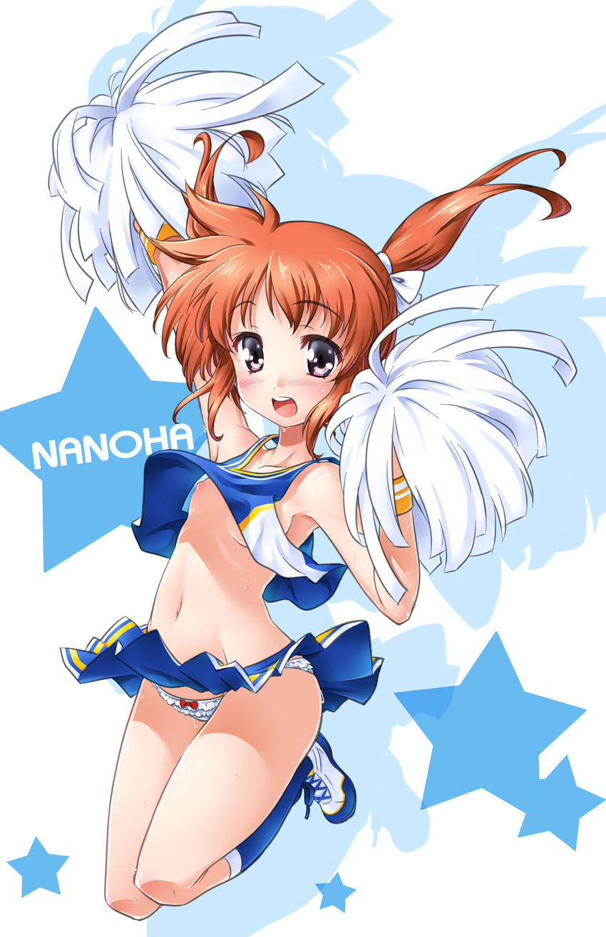 takamachi nanoha (lyrical nanoha and 1 more) drawn by kuzuryuu_kennosuke