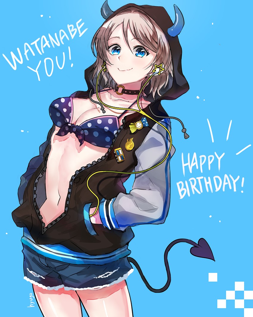 watanabe you (love live! and 1 more) drawn by hyugo