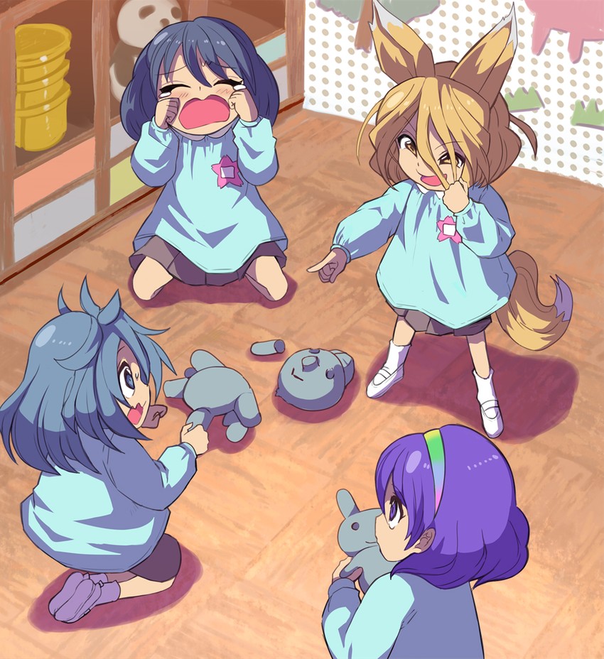 kudamaki tsukasa, iizunamaru megumu, tenkyuu chimata, and himemushi momoyo (touhou) drawn by syope