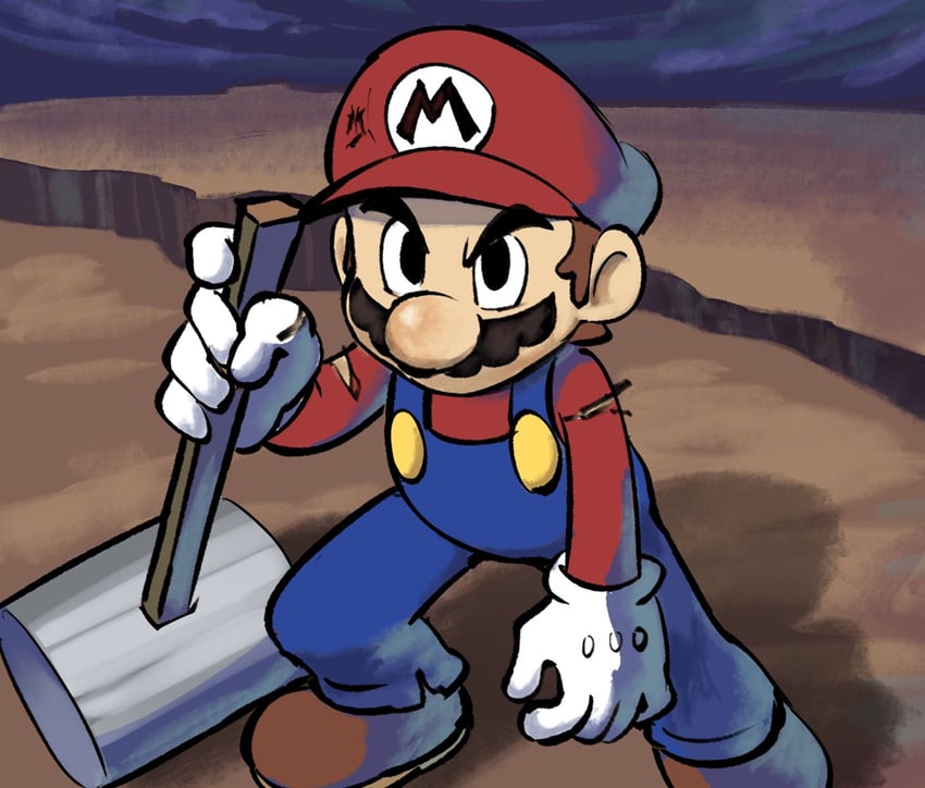 mario (mario and 1 more) drawn by ya_mari_6363