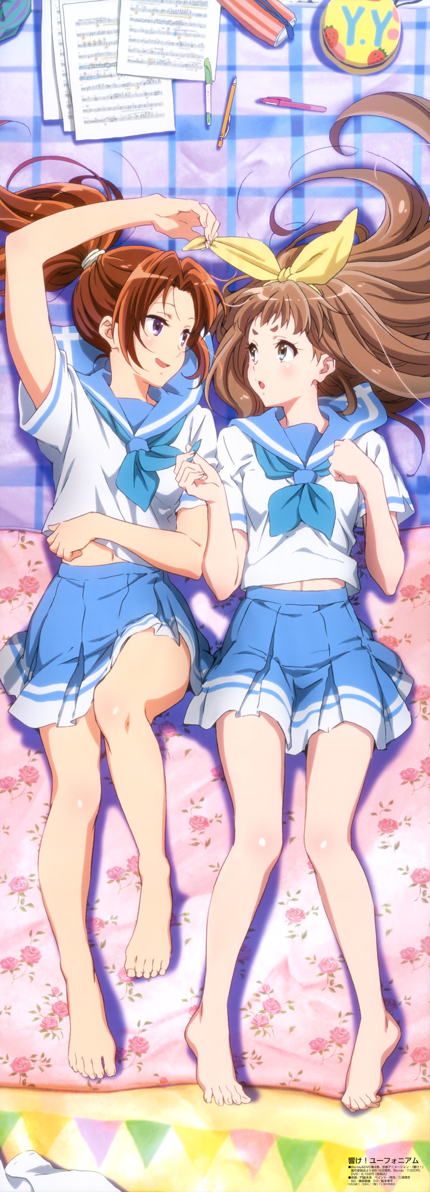 nakagawa natsuki and yoshikawa yuuko (hibike! euphonium) drawn by kadowaki_miku