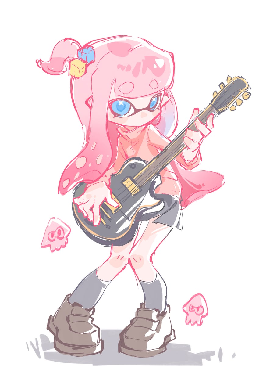 gotoh hitori (splatoon and 2 more) drawn by poco_(shulanzi275)