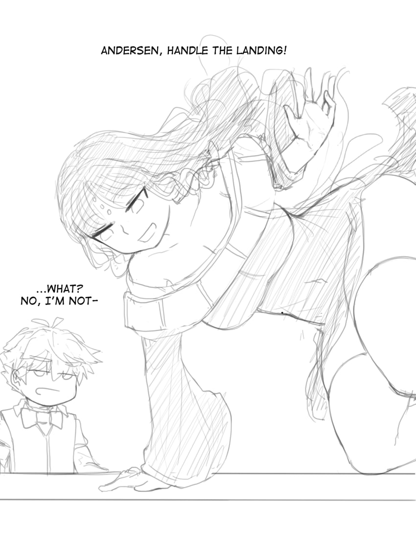 sessyoin kiara and hans christian andersen (fate and 1 more) drawn by steamingtofu