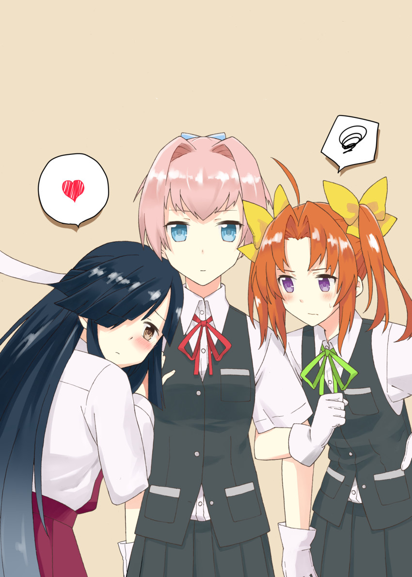 shiranui, kagerou, and hayashimo (kantai collection) drawn by mitsusaka_mitsumi