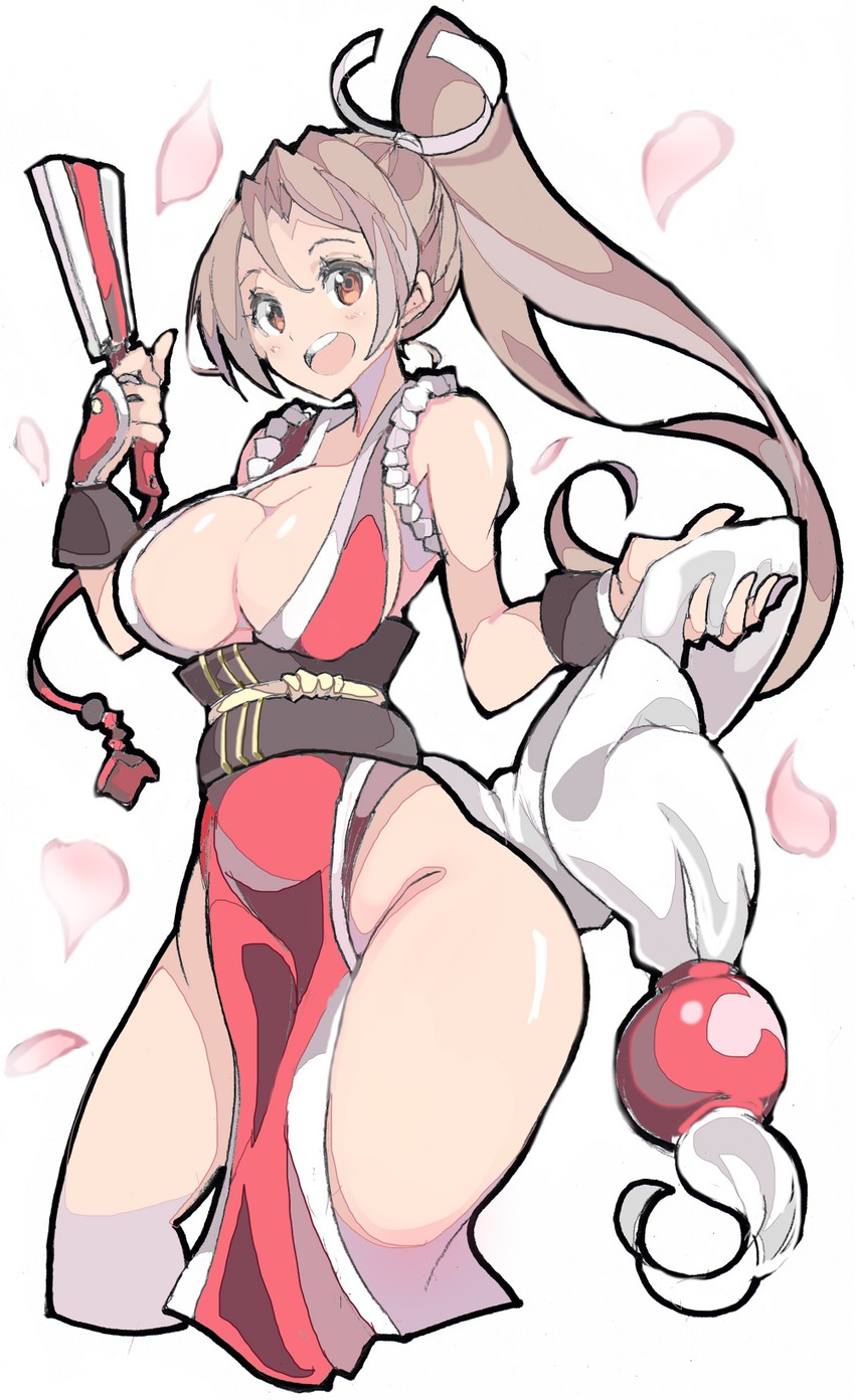 shiranui mai (the king of fighters and 1 more) drawn by enpe