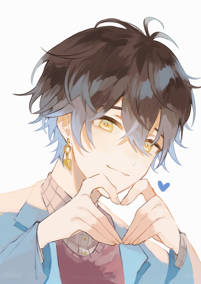 ike eveland (nijisanji and 1 more) drawn by ferii