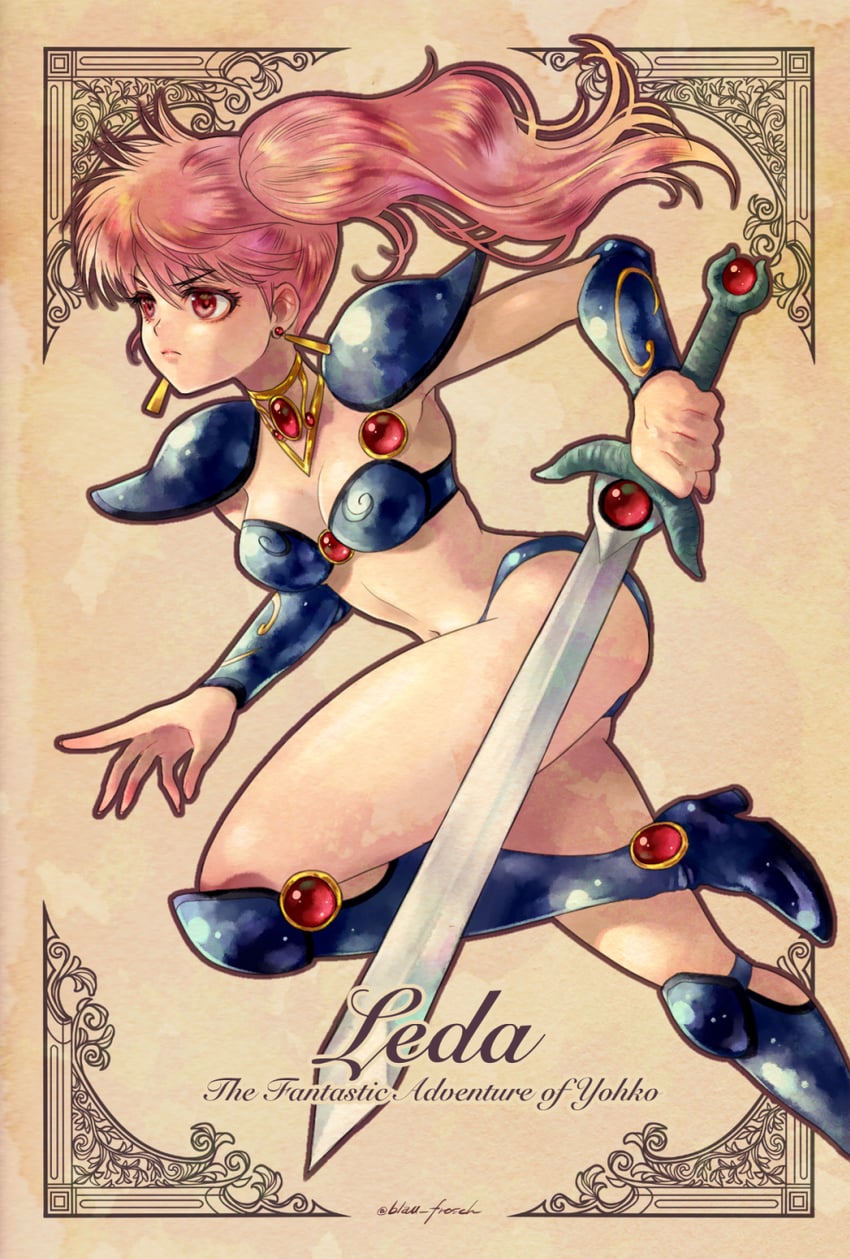 asagiri youko (genmu senki leda) drawn by angie_(kani-ga-tobuna)