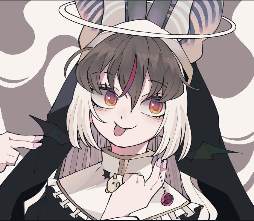 brown long-eared bat (kemono friends and 2 more) drawn by kanmoku-san