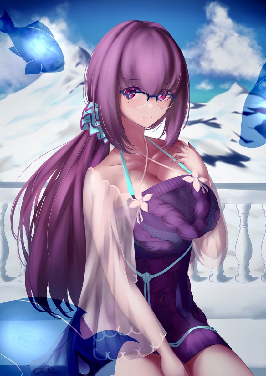 scathach and scathach skadi (fate and 1 more) drawn by furo_(lotech)