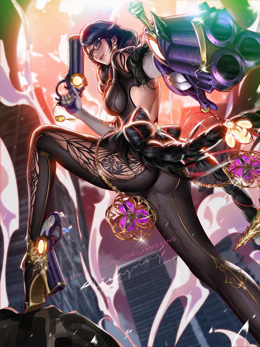 bayonetta (bayonetta and 1 more) drawn by liang_xing