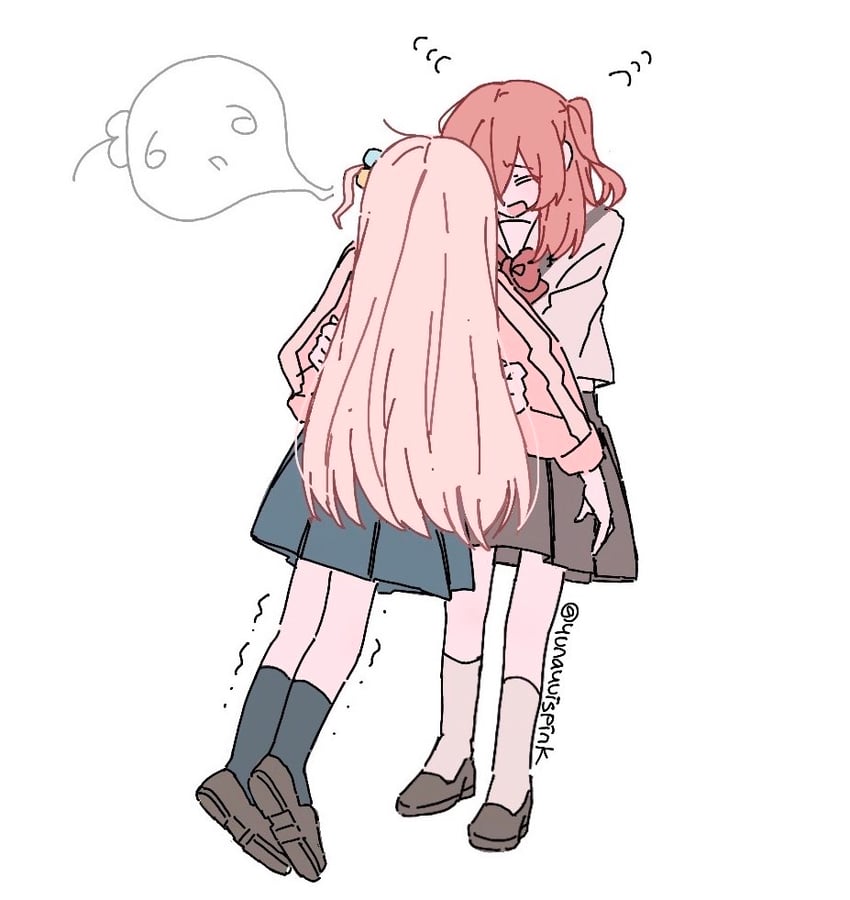 gotoh hitori and kita ikuyo (bocchi the rock!) drawn by yunayuispink