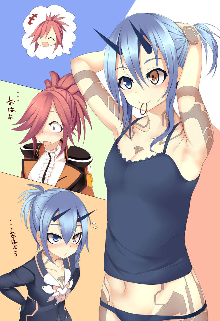 io and azanami (phantasy star and 1 more) drawn by sukage