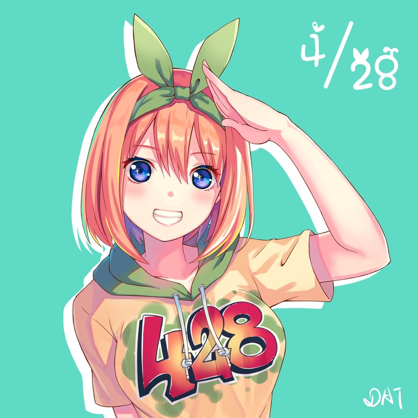 nakano yotsuba (go-toubun no hanayome) drawn by da-cart