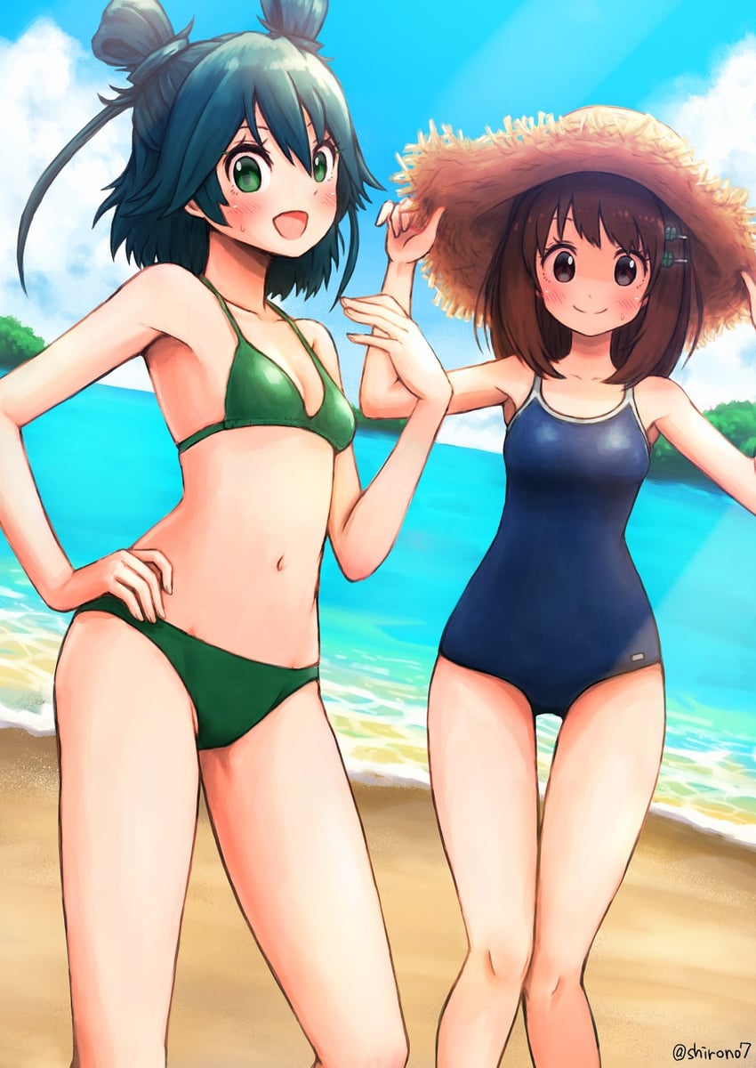 tamane uta and shirono yuzuki (gems company) drawn by shirono